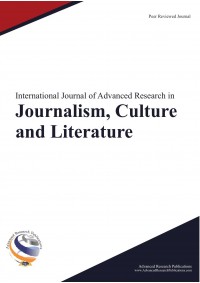 International Journal of Advanced Research in Journalism, Culture and Literature